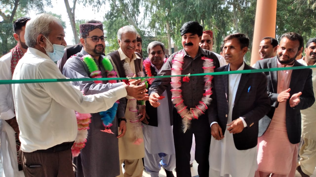 Sheikh Nasir Saleem inaugurated newly constructed admin block of Boys College