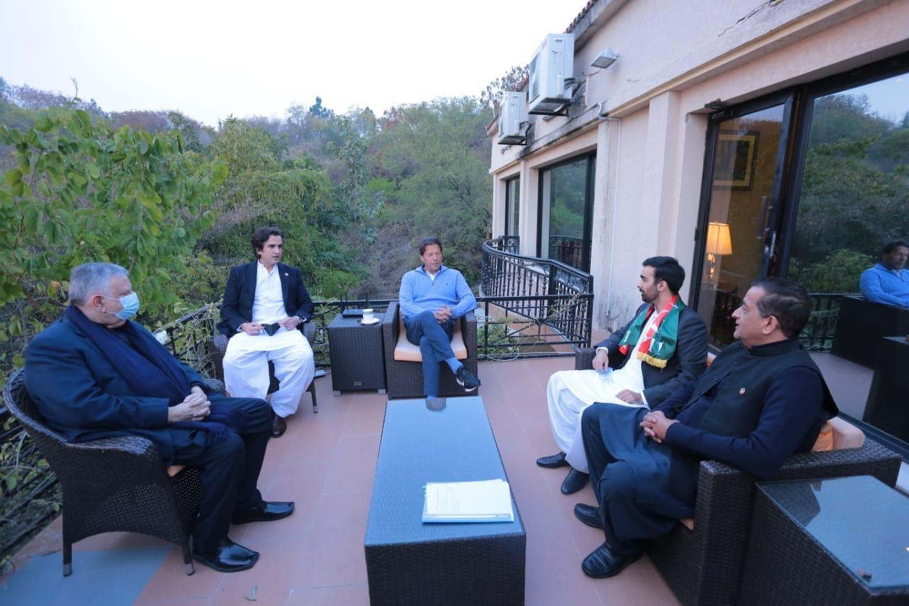 Prince Bahawal Khan Abbasi meets Prime Minister Imran Khan