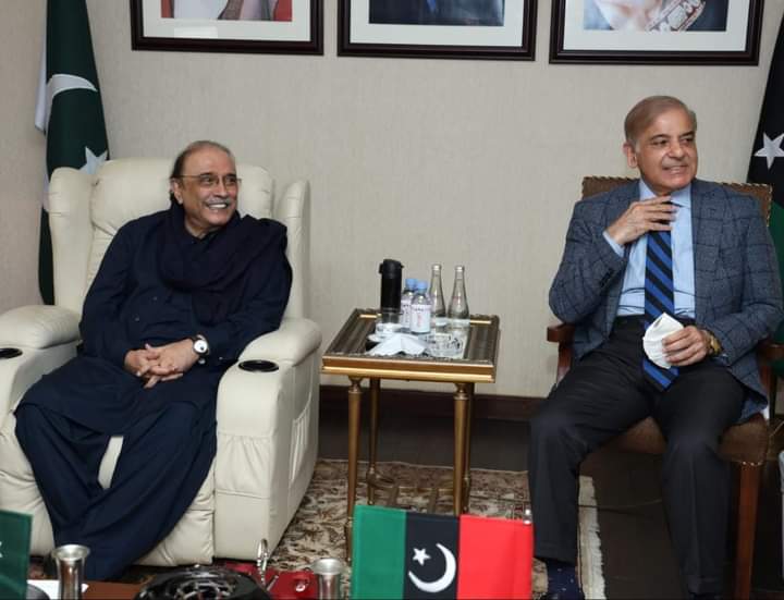 Shehbaz and Zardari meeting