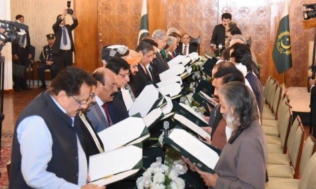 Prime Minister Shahbaz Sharif's cabinet took oath