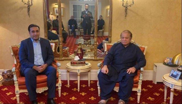 meeting between Nawaz Sharif and Bilawal Bhutto Zardari in London