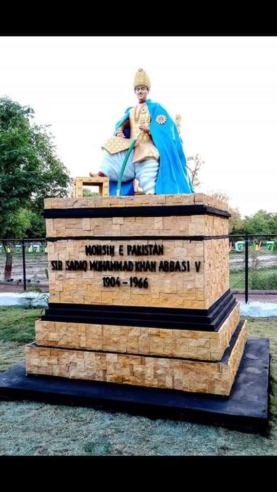 statue of Nawab Sir Sadiq Muhammad Khan Abbasi