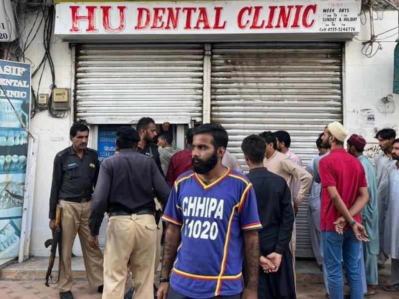 Firing at Karachi Chinese dentist's clinic