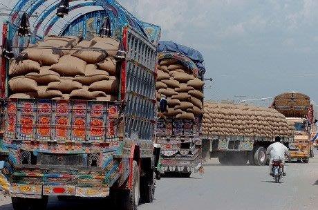 Wheat Trucks