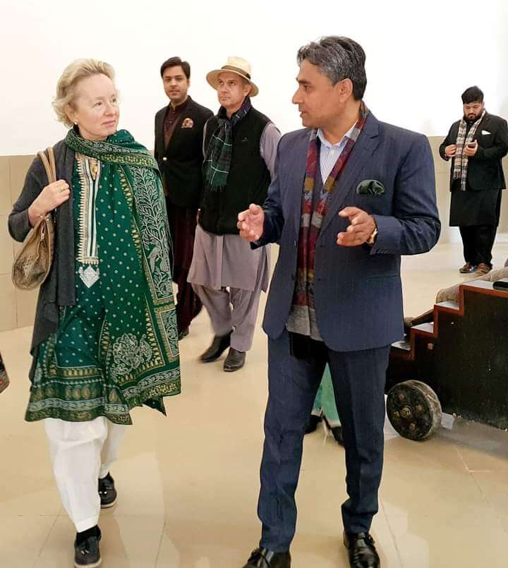 Austrian Ambassador Mag Andrea Wieck's visit to Bahawalpur Museum