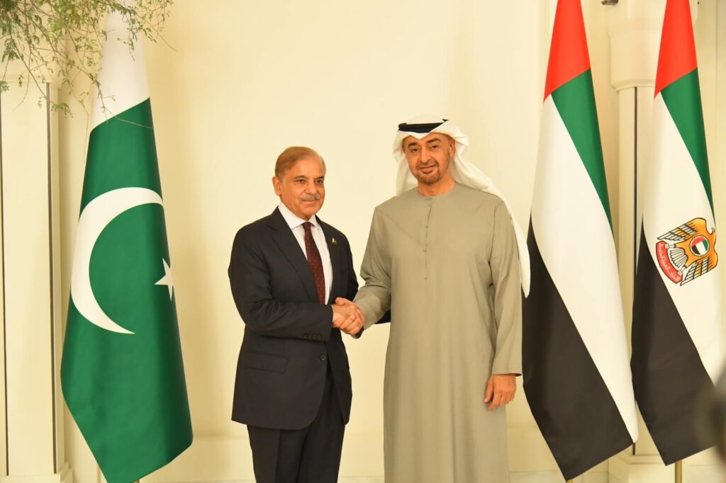 PM Shehbaz with UAE President