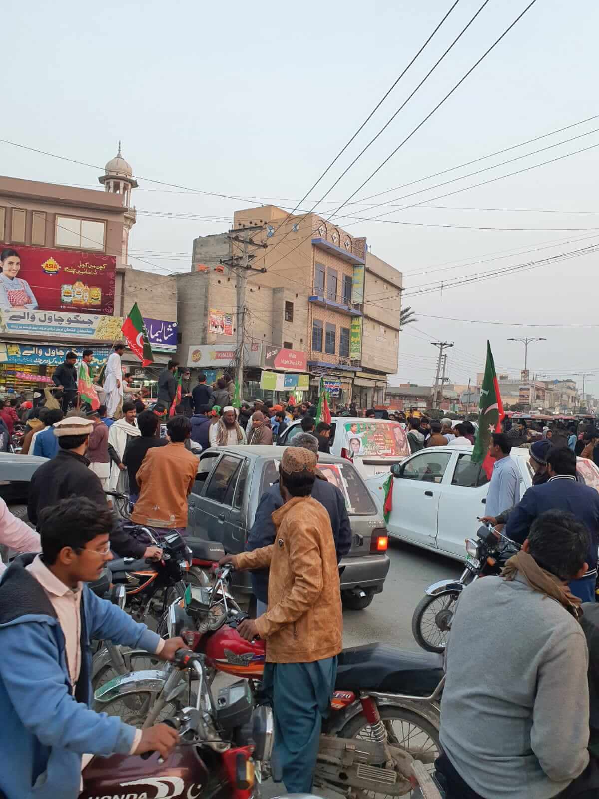 PTI rally for Inflation, election and save the country