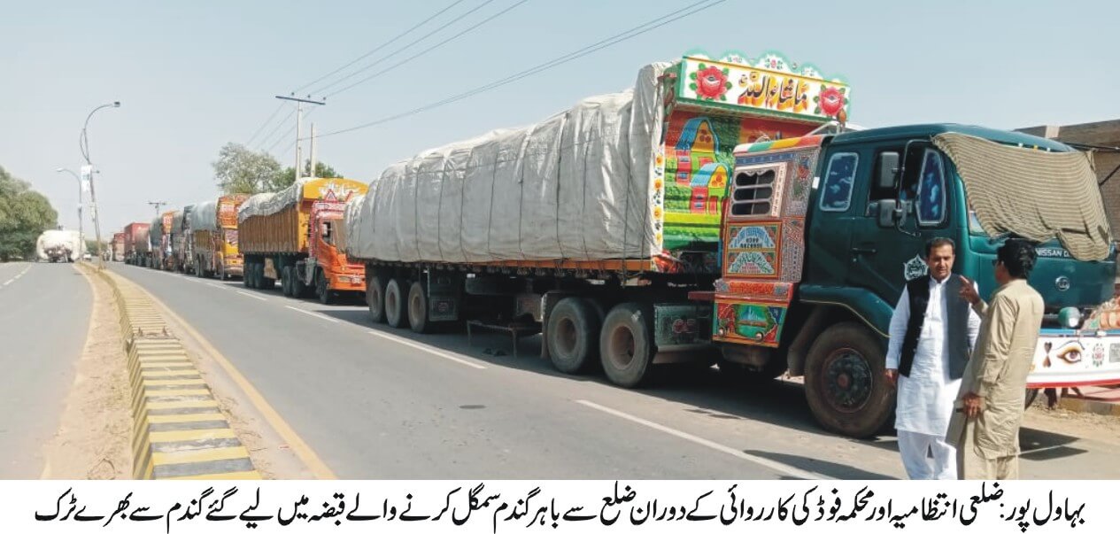 attempt to smuggle wheat out of Cholistan failed