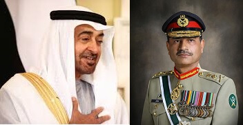General Asim Munir and Sheikh Mohammed bin Zayed