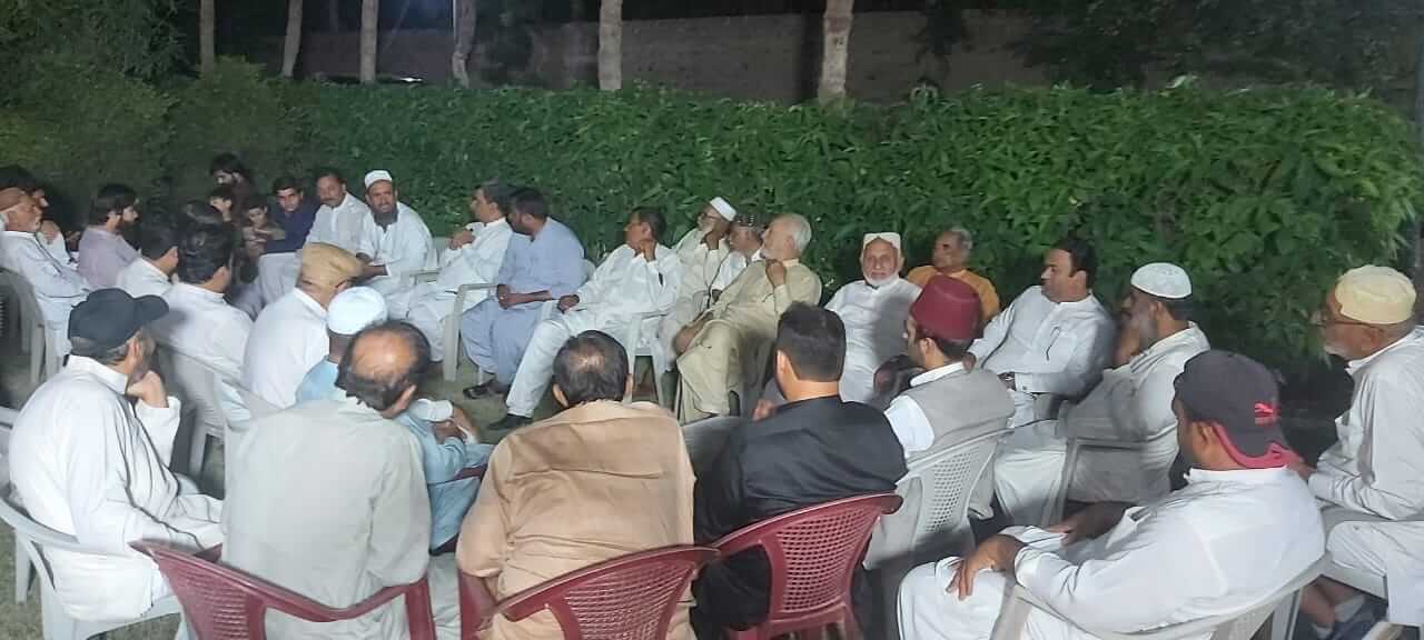 Prince Bahawal Abbasi meets his supporters in his office lawn 9th Jan 2023