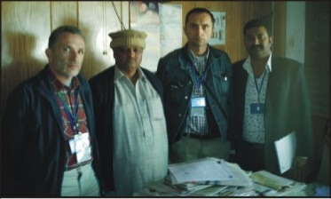 European Union missions visitd Daily NawaiahmedpurSharqia office in 2008 elections