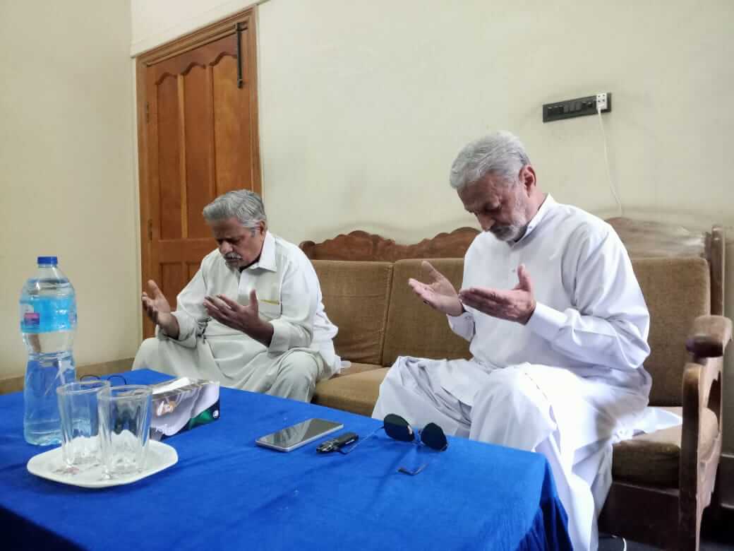 Sahibzada Shair Zaman Abbasi condolence to ehsan ahmed seher