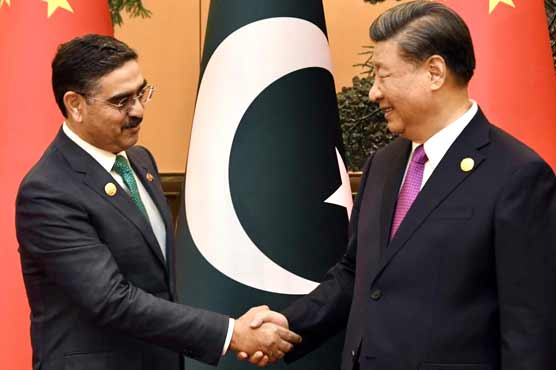 Caretaker Prime Minister Anwar Haq Kakar met Chinese President Xi Jinping