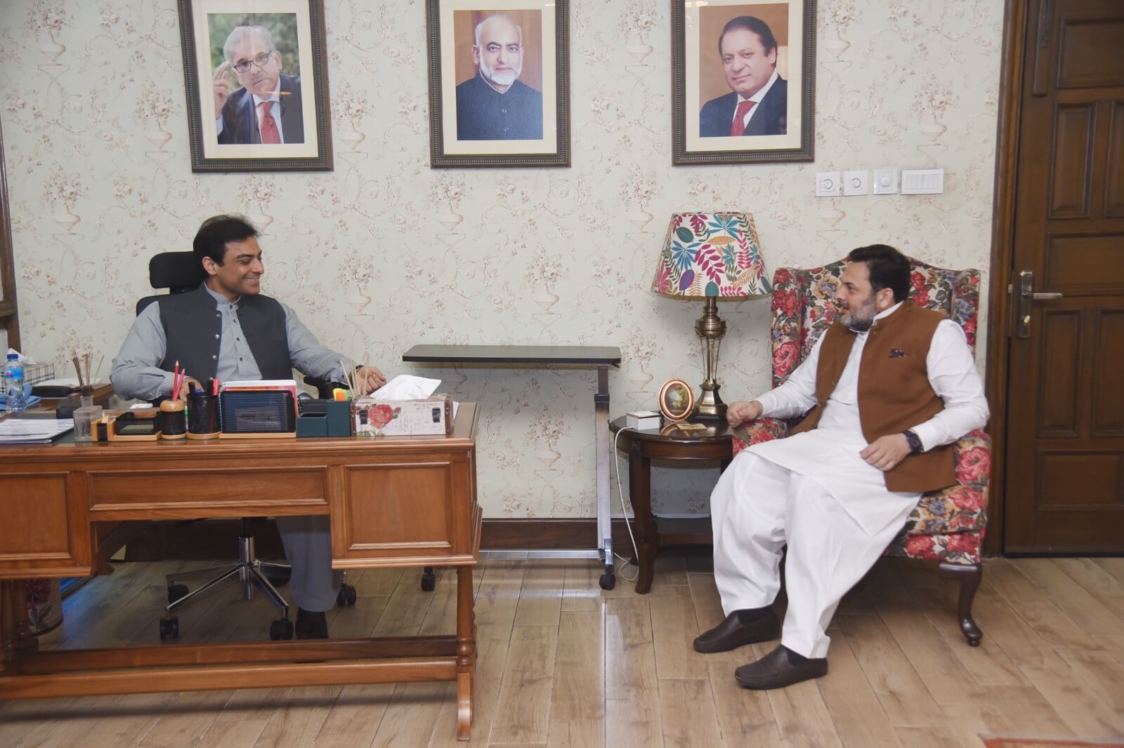 Qazi Adnan Farid meets Mian Hamza Shehbaz Sharif