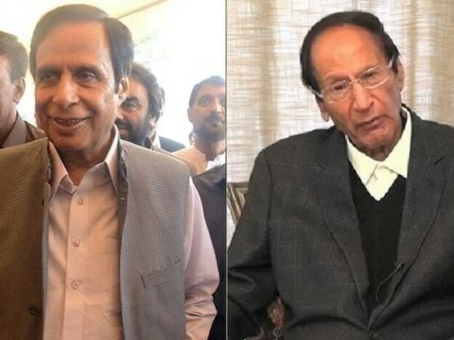 Chaudhry Shujaat Hussain along with his male famiky members meet Chaudhry Pervaiz Elahi in Adiala Jail