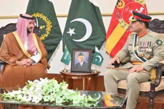 Saudi Defence Minister meets Army Chief General Asim Munir