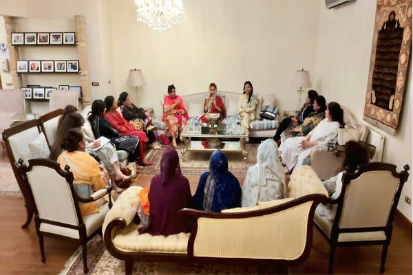 Mrs Farrukh Khan MNA chairs PMLQ ladies wing meeting in Islamabad