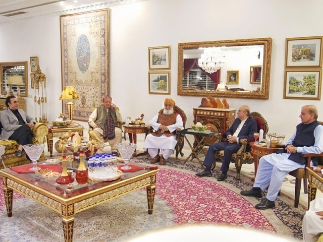 PPP-PMLN and JUI Bigwigs Meeting in Jatiumrah