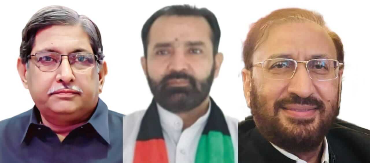 PPP leaders Hafiz Hussain Madni,Muhammad Ali Ahsan & Malik Mshah Muhammad Channar