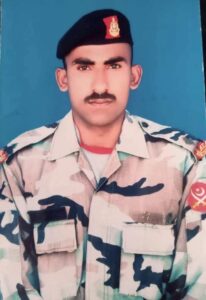 Lance Naik Syed Muhammad Shah who martyed in Jaffer Express incident