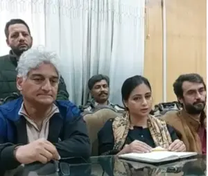 Dr Sadia Kamal and Matiullah Jan in National Press club Islamabad elections