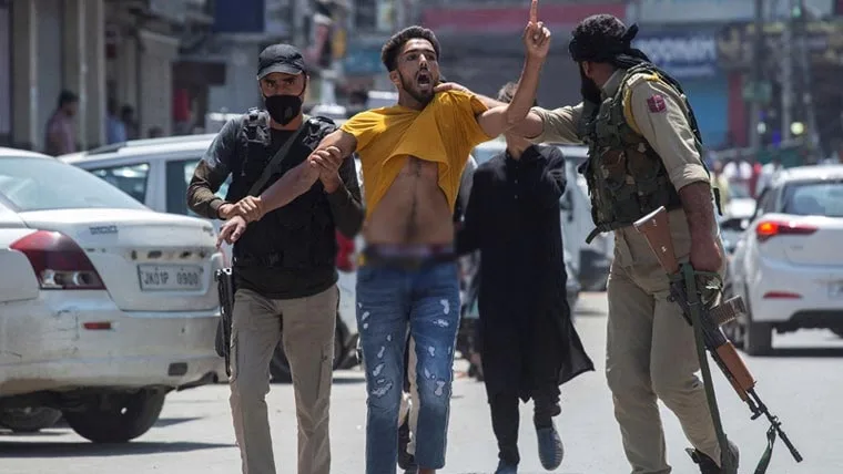 Indian Forces Crackdown in Jammu & Kashmir
