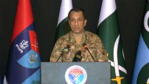 DG ISPR Lt.General Ahmed Sharif Chaudhry