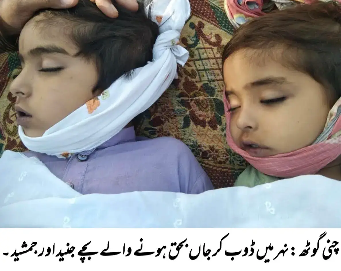 Two real brothers drowned in Abbasia Canal near Chanigoth