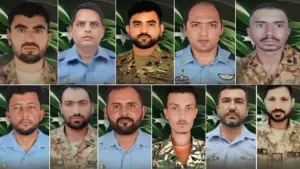 Martyred Pakistan Army and PAF personnels pics