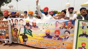 Pakistani Sikh Community protest rally against Indian aggression