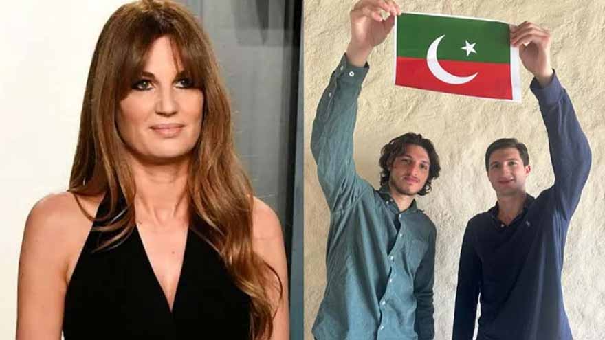 Jemima Goldsmith and his sons