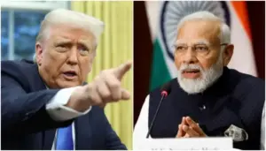 US President Trump and Indian Premier Modi
