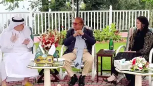 Saudi Arabia Ambassador meets Nawaz Sharif & CM Maryam Nawaz in Murree