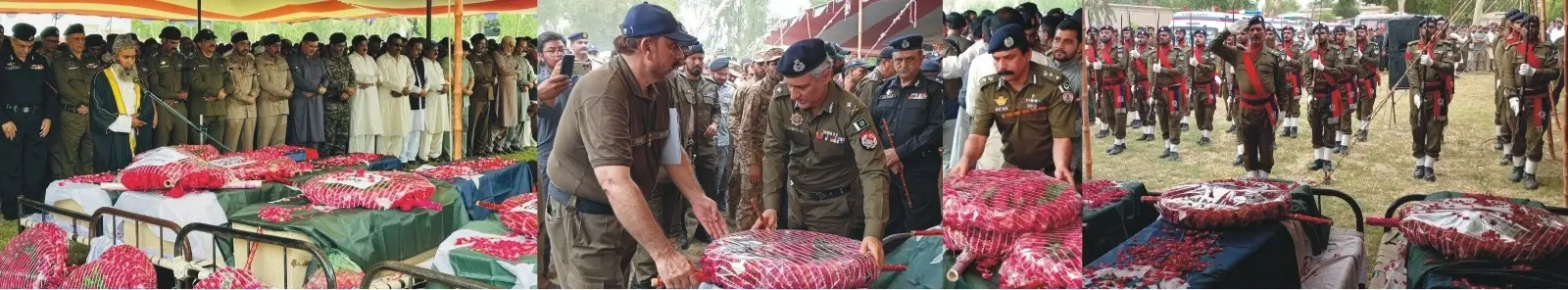 Funeral of Five Police Official Offered