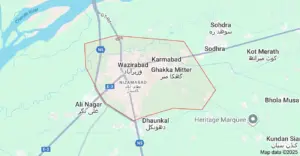 Wazirabad Map