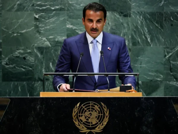 Emir Qatar criticises Greater Israel Plan while addressing UN General Assembly