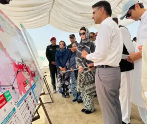 CM Punjab Maryam Nawaz at Balla Jhulan Bund
