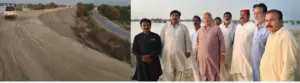 Punjab Parliamentary Secretary Hassan Askari Sheikh visits Flood hit area