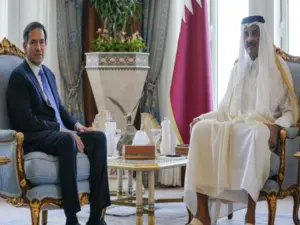 US Secetary of State meets Amir Qatar