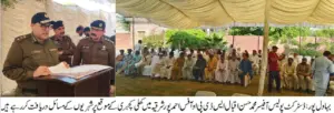 DPO Bahawalpur Muhammad Hassan Iqbal holds an open court in SDPO Office AhmedpurEast