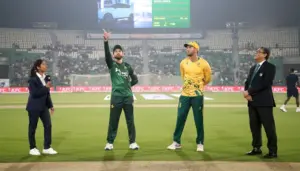 Pakistan defeated South Africa in the third T20 match and won the series 1–2.