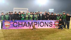Pakistan defeated Sri Lanka by 6 wickets to win the T20 Tri-Series.