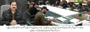 Meeting Held Under the Chairmanship of Regional Police Officer Bahawalpur, Ghazi Muhammad Salahuddin, with DPOs of All Three Districts