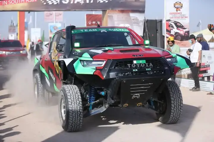 Azmarah Saranjam Khan Clinches A Category Victory on Day Three of Cholistan International Desert Jeep Rally