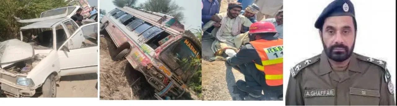 Road Accident, Sub Inspector Police Killed