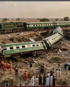 "Railway Tracks Restored 16 Hours After Tezgam Express Accident at Adam Wahan"