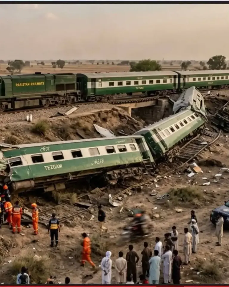 "Railway Tracks Restored 16 Hours After Tezgam Express Accident at Adam Wahan"