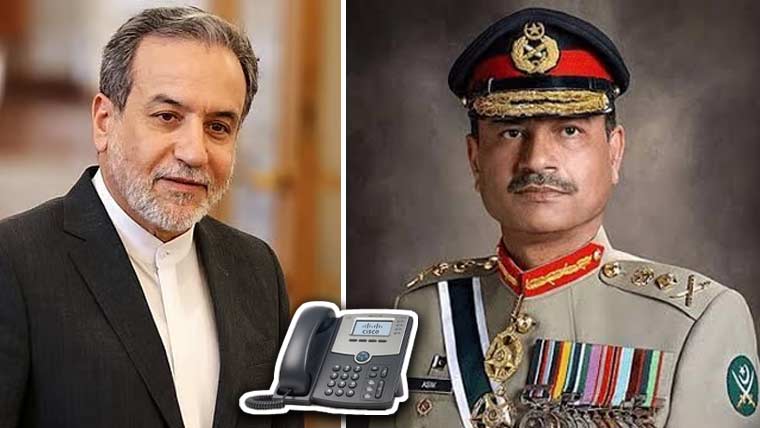 "Field Marshal Asim Munir Receives Call from Iranian Foreign Minister; Role in Regional Peace Lauded"