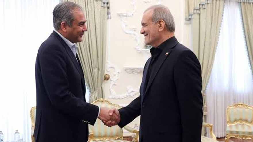 Mohsin Naqvi meets Iranian President Pezeshkian amid stalled US talks