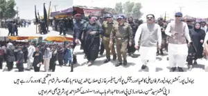 Commissioner Irfan Ali Kathia and RPO Ghazi Salahuddin Visit Imam Bargah Musafir Sham Hatehji